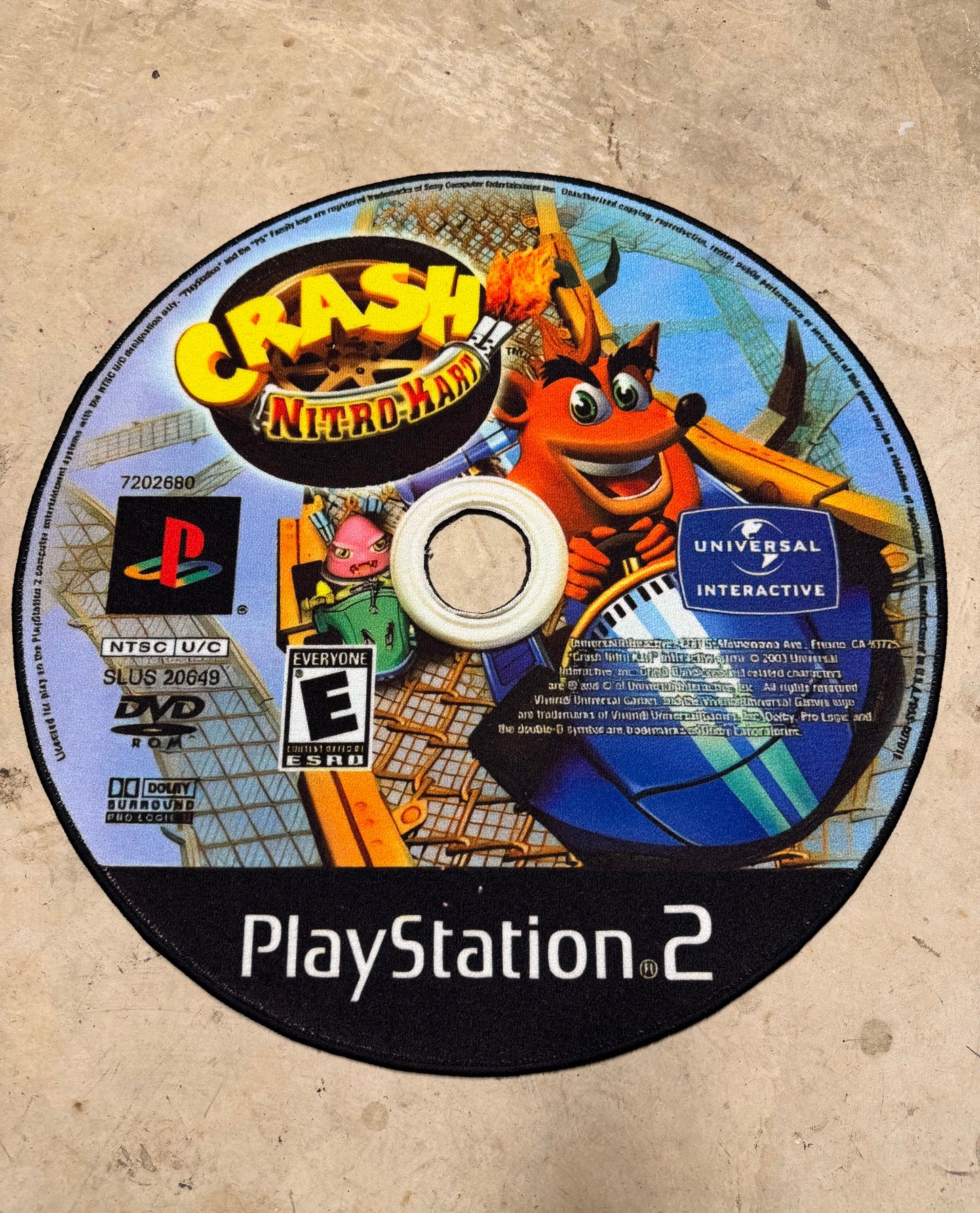 CRASH NITRO CART RUG