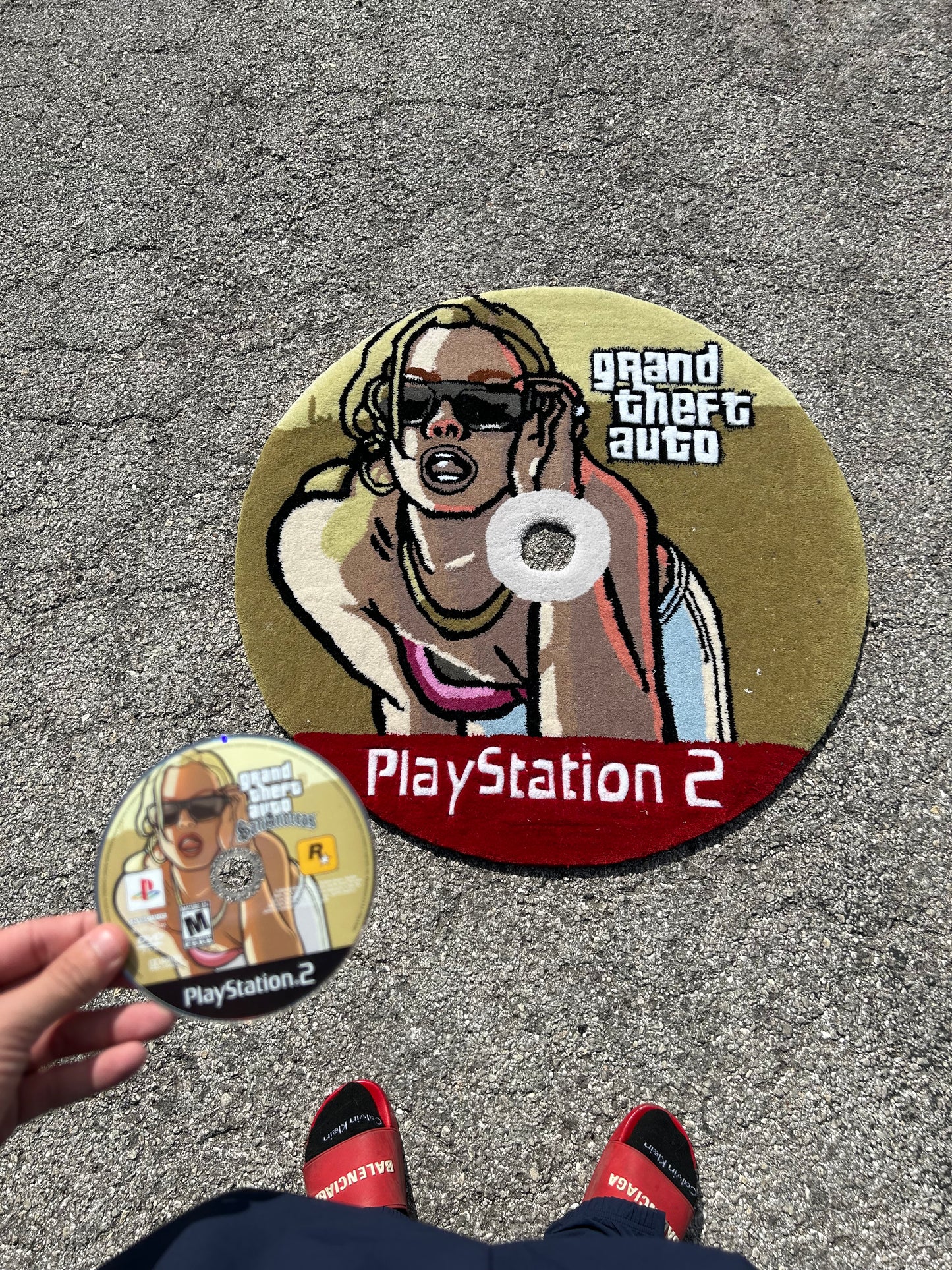 GTA SAN ANDRES HANDMADE RUG